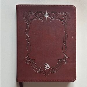 Lord of the Rings journal NEW 

Brown Embossed Journal with Star Design